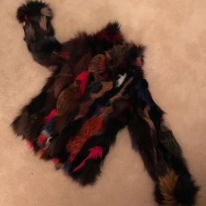 Coat of Many Colors Fur Coat